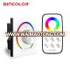 DC12V rotary digital display 3 channel rgb strip controller, rf remote control RGB led controller manual