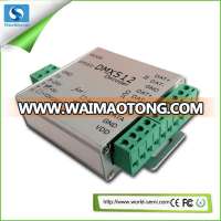 DMX 512 to full color strip ws2801 controller